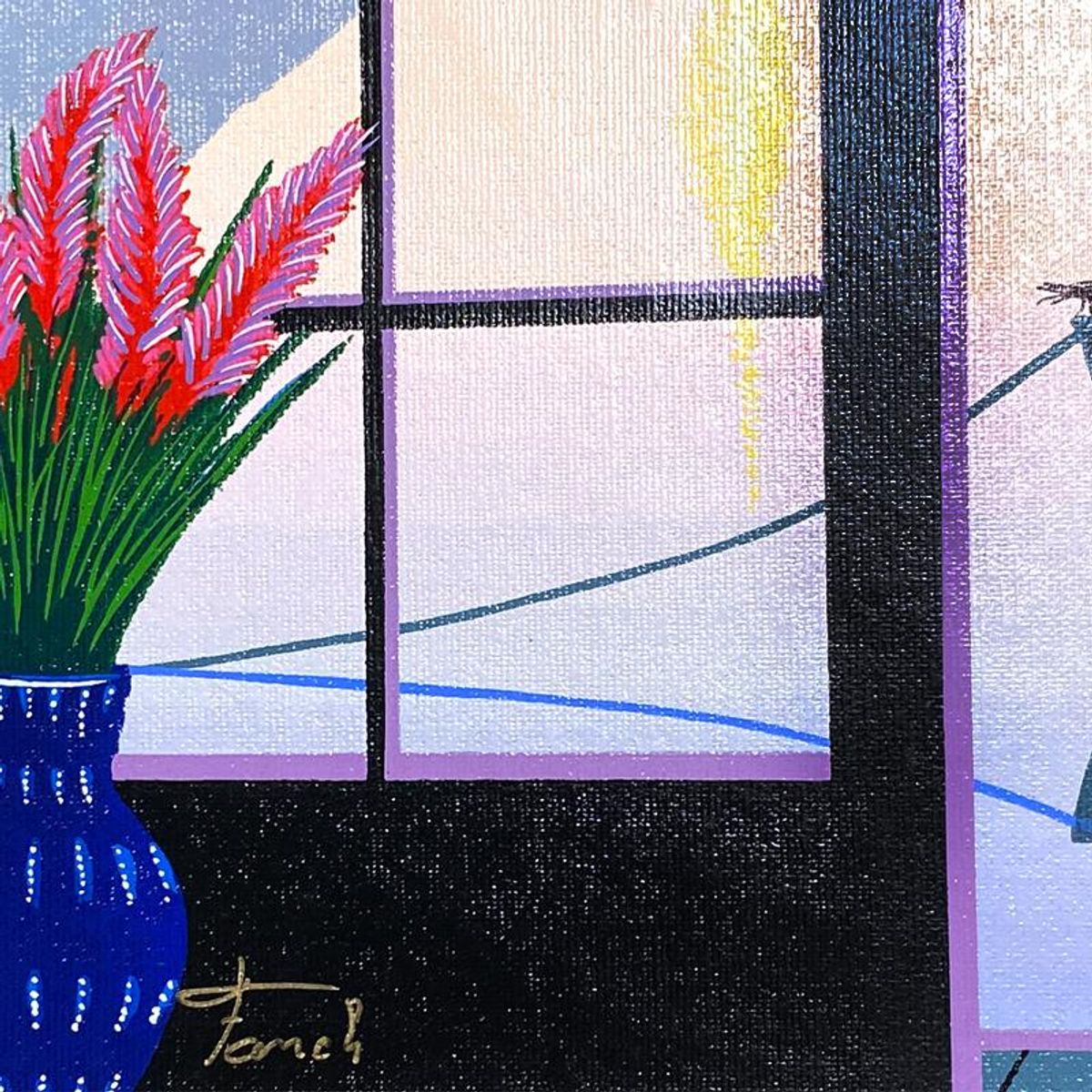 Fanch Ledan, "L'Aube Rayonnante" Limited Edition Serigraph on Canvas, AP Numbered Inverso and Hand Signed with Letter of Authenticity