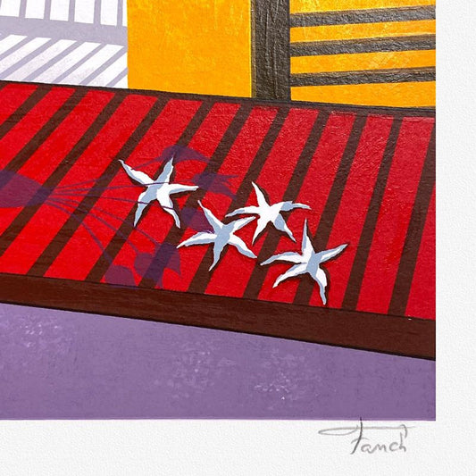 Fanch Ledan, "Lumiere D'Azur" Limited Edition Serigraph, EA Numbered and Hand Signed with Letter of Authenticity