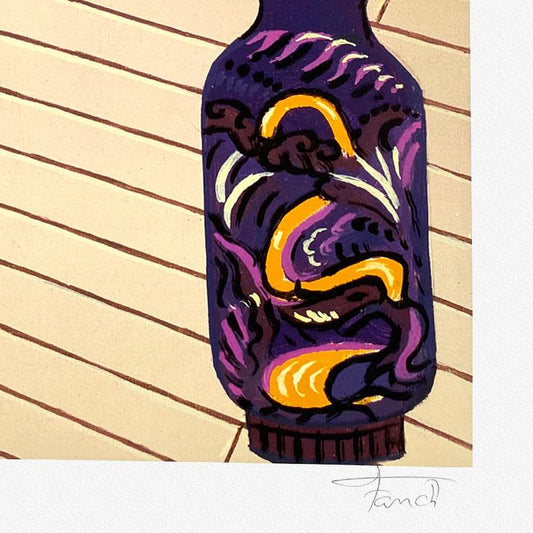 Fanch Ledan, "Chicago Night II" Limited Edition Serigraph, AP Numbered and Hand Signed with Letter of Authenticity