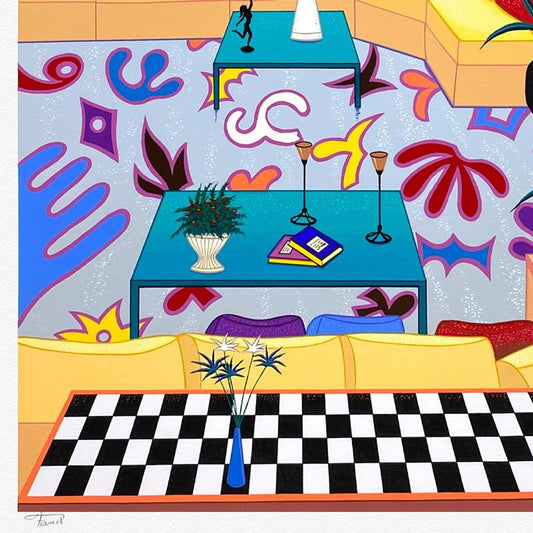 Fanch Ledan, "Living in Bora Bora" Limited Edition Serigraph, EA Numbered and Hand Signed with Letter of Authenticity