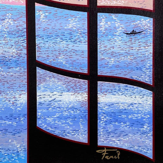 Fanch Ledan, "Mystic Mountains" Limited Edition Serigraph, AP Numbered Inverso and Hand Signed with Letter of Authenticity