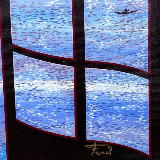 Fanch Ledan, "Mystic Mountains" Limited Edition Serigraph on Canvas, AP Numbered Inverso and Hand Signed with Letter of Authenticity