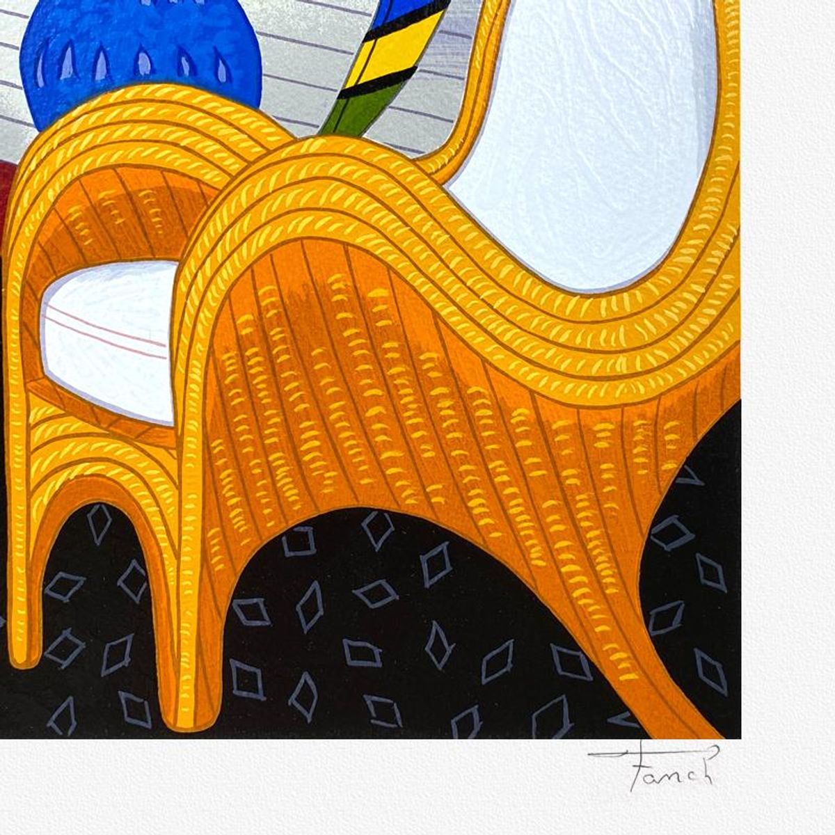 Fanch Ledan, "Gothic View" Limited Edition Serigraph, AP Numbered and Hand Signed with Letter of Authenticity