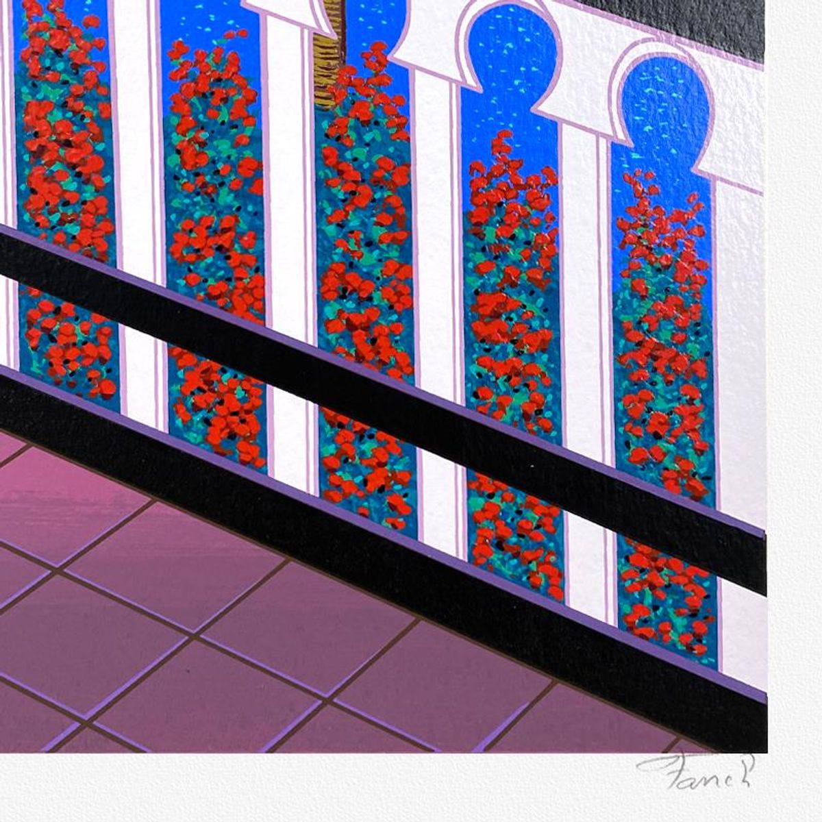 Fanch Ledan, "Egyptian Atmopsphere" Limited Edition Serigraph, AP Numbered and Hand Signed with Letter of Authenticity