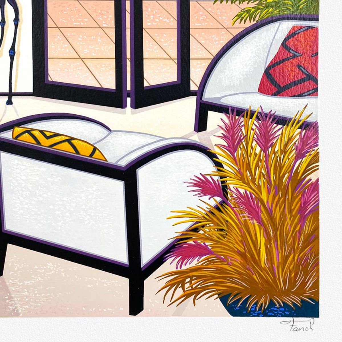 Fanch Ledan, "Interior Dalinean" Limited Edition Serigraph, AP Numbered and Hand Signed with Letter of Authenticity