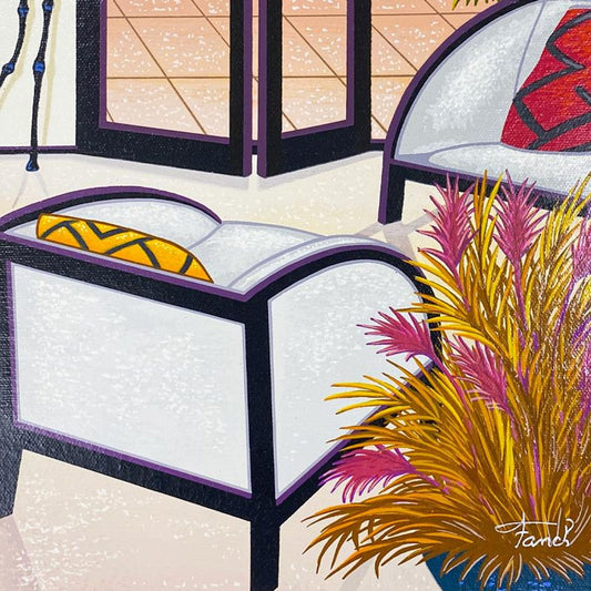 Fanch Ledan, "Interior Dalinean" Limited Edition Serigraph on Canvas, AP Numbered and Hand Signed with Letter of Authenticity