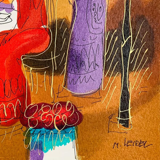 Moshe Leider, Hand Signed Limited Edition Serigraph on Paper with Letter of Authenticity.