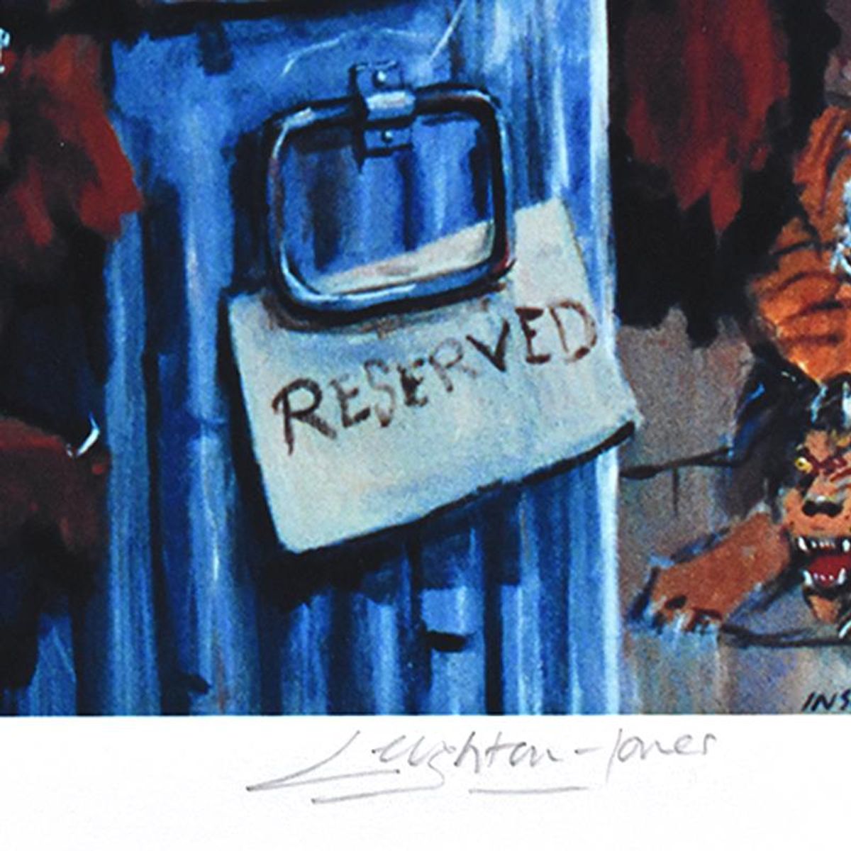 Barry Leighton-Jones (1932-2011), "Wall Street" Limited Edition Lithograph, Numbered and Hand Signed with Letter of Authenticity.