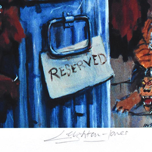 Barry Leighton-Jones (1932-2011), "Wall Street" Limited Edition Lithograph, Numbered and Hand Signed with Letter of Authenticity.