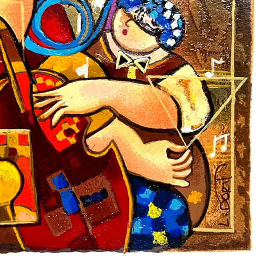 Dorit Levi, "Salsa Fun" Limited Edition Serigraph, Hand Signed and Numbered with Letter of Authenticity.