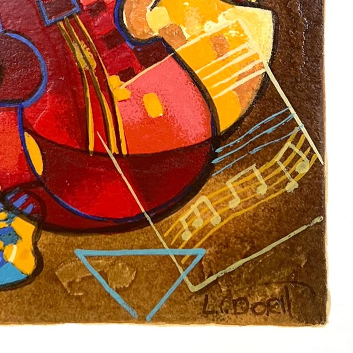 Dorit Levi, "Blues II" Limited Edition Serigraph, Numbered and Hand Signed with Letter of Authenticity.
