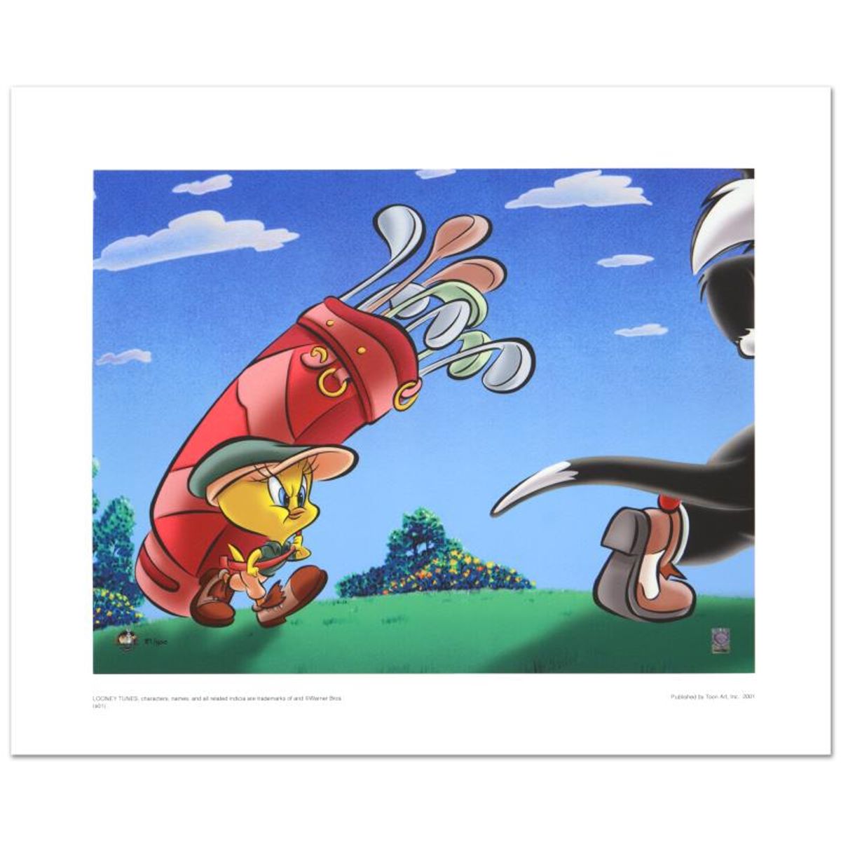 Caddy with a Tattitude Limited Edition Giclee from Warner Bros., Numbered with Hologram Seal and Certificate of Authenticity.