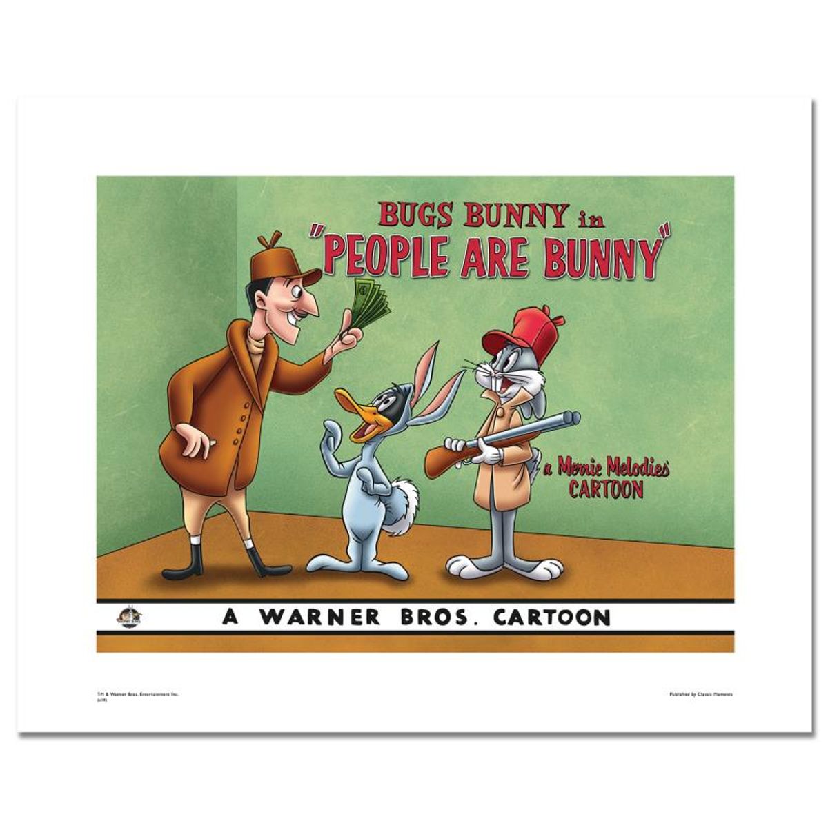 Looney Tunes,- Giclee "Crowing Pains with Sylvester"