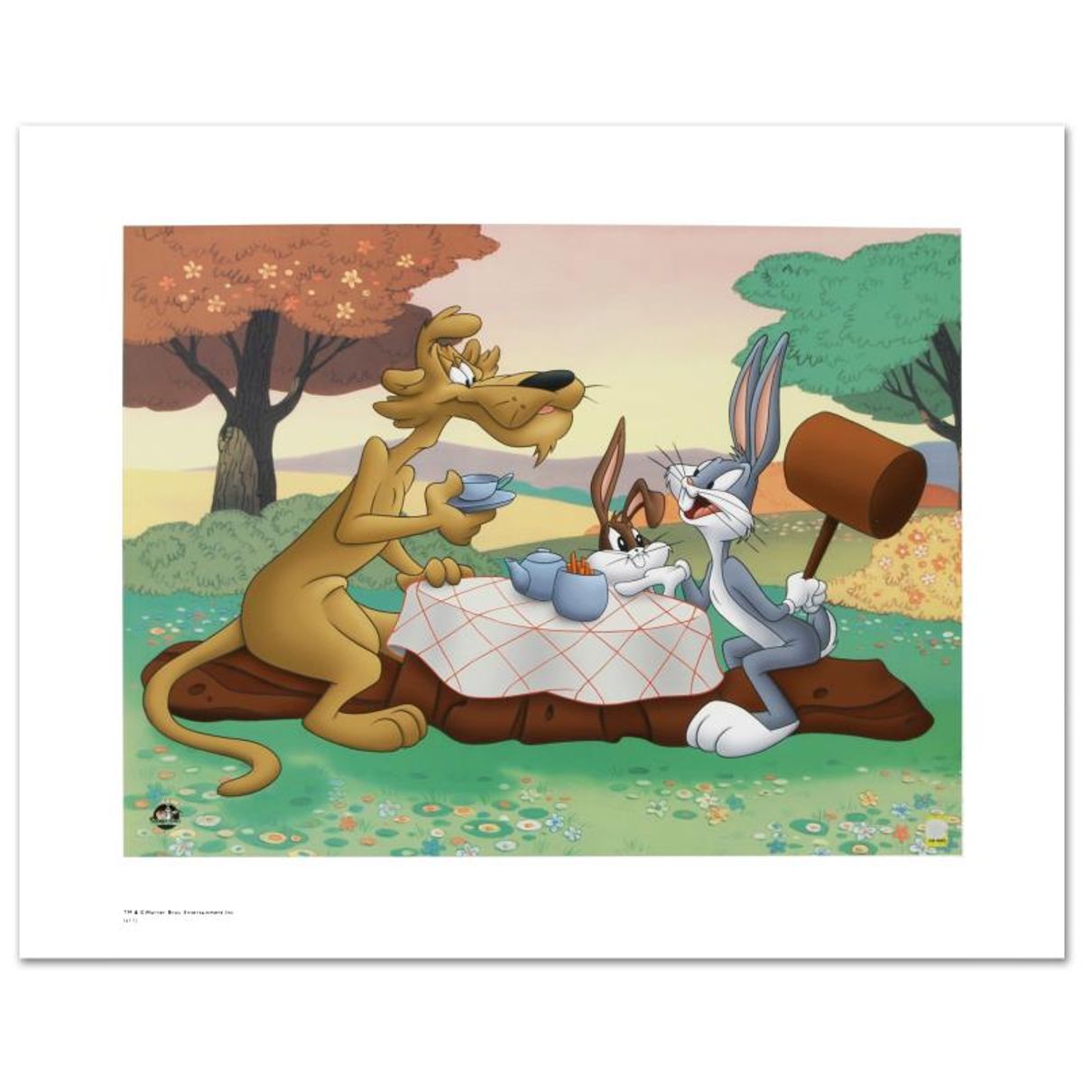 How Many Lumps Limited Edition Giclee from Warner Bros., Numbered with Hologram Seal and Certificate of Authenticity.