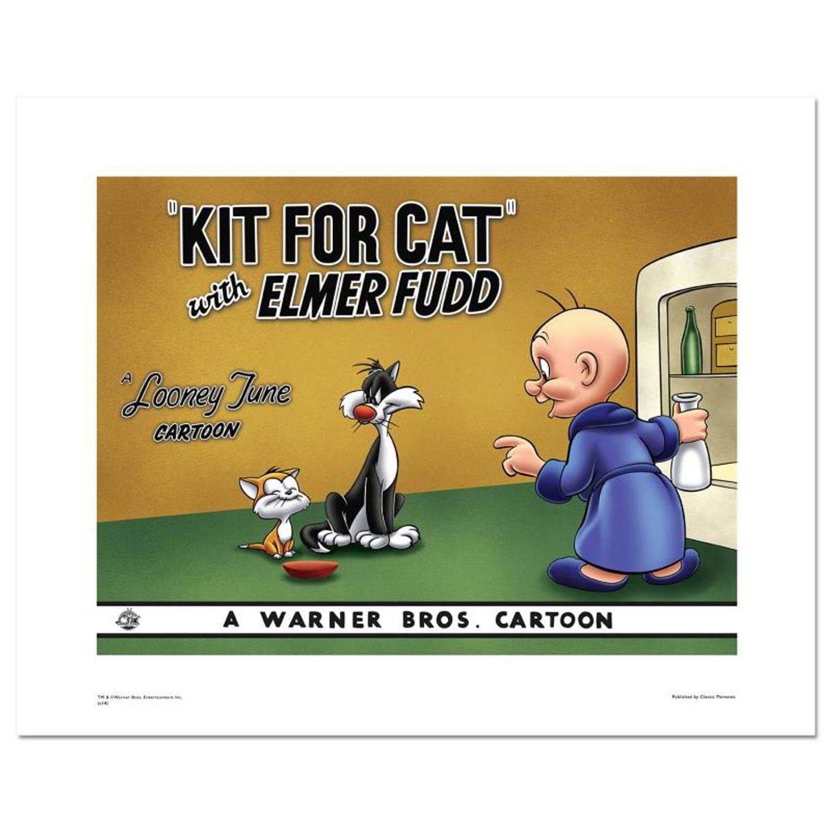 Kit for Cat Numbered Limited Edition Giclee from Warner Bros. with Certificate of Authenticity.