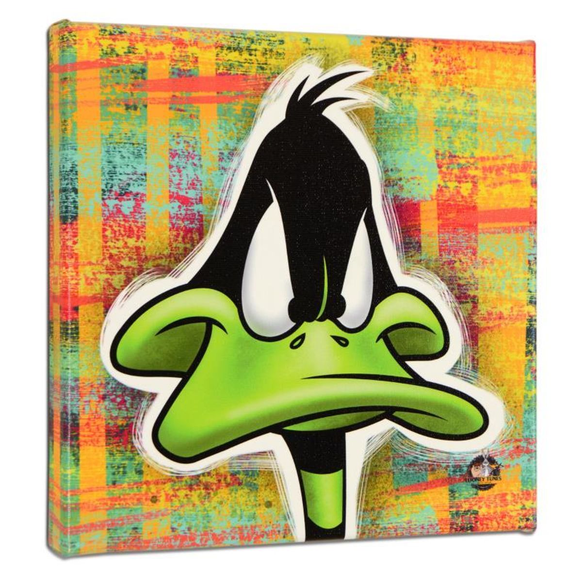 Looney Tunes, "Daffy Duck" Numbered Limited Edition on Canvas with COA. This piece comes Gallery Wrapped.