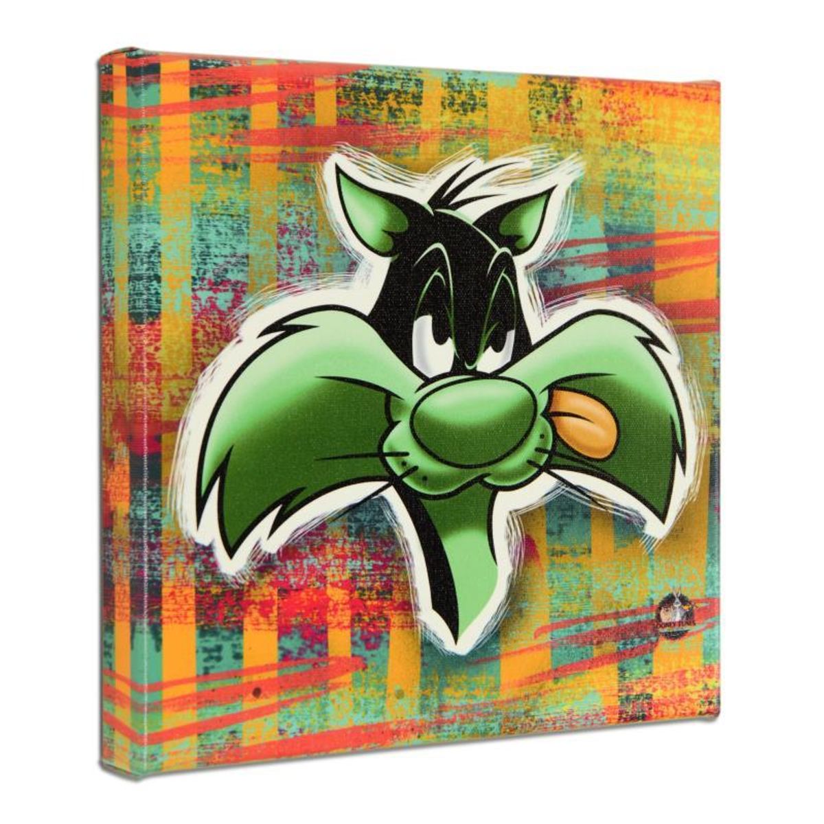Looney Tunes, "Sylvester" Numbered Limited Edition on Canvas with COA. This piece comes Gallery Wrapped.