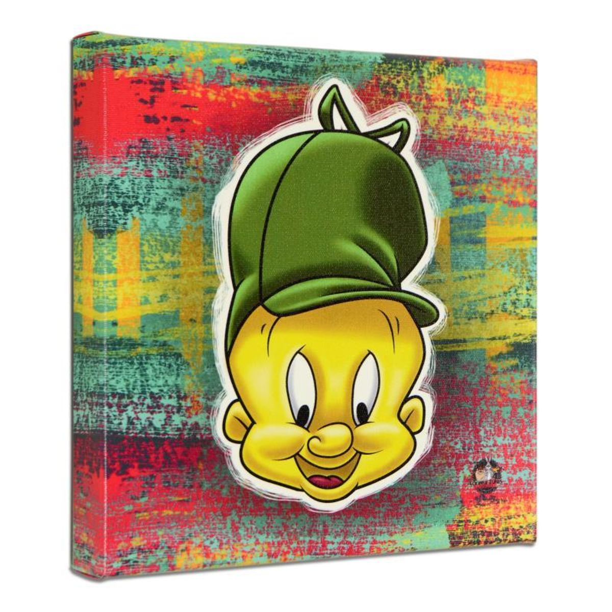 Looney Tunes, "Elmer Fudd" Numbered Limited Edition on Canvas with COA. This piece comes Gallery Wrapped.