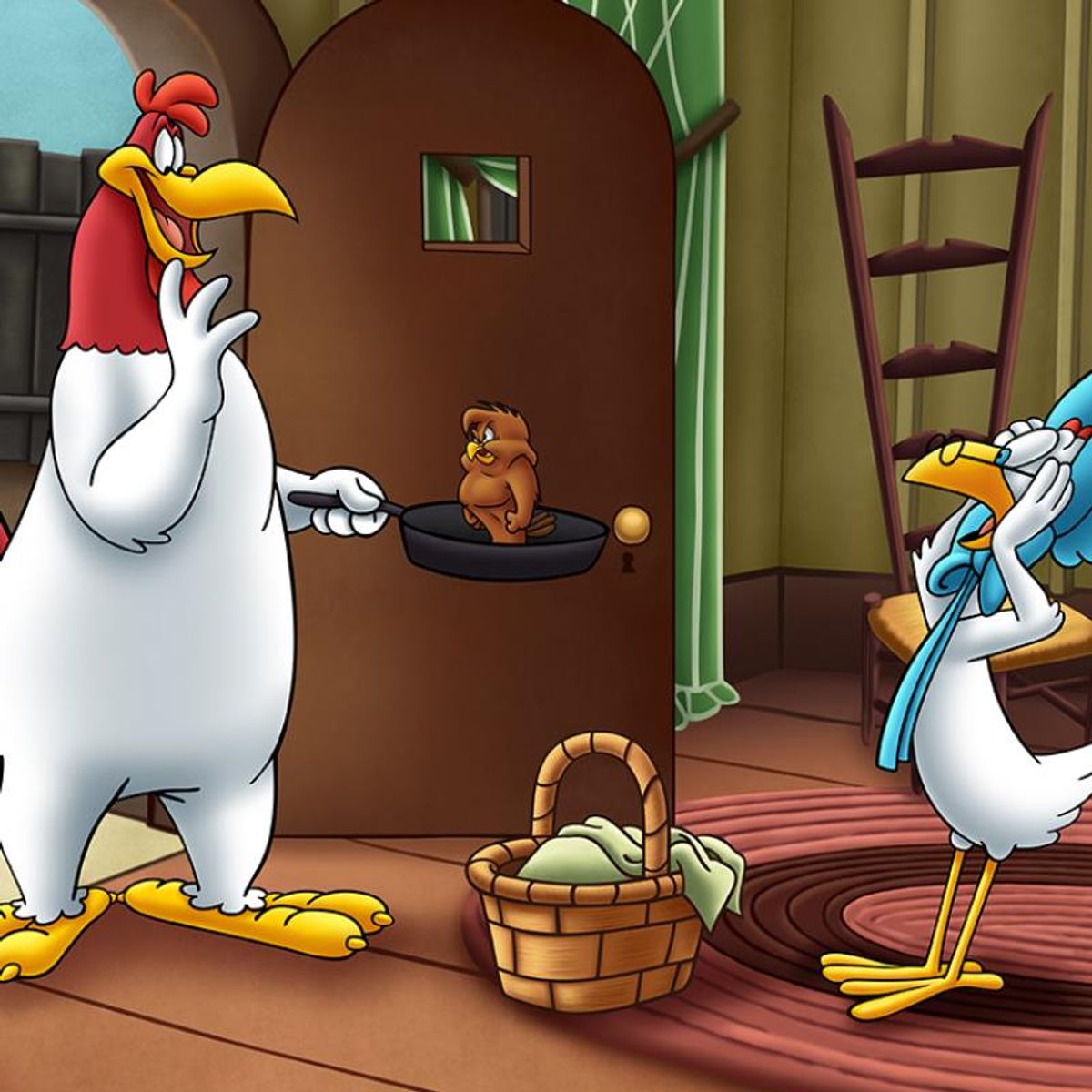 Foghorn Serving Henry Numbered Limited Edition Giclee with Certificate of Authenticity.