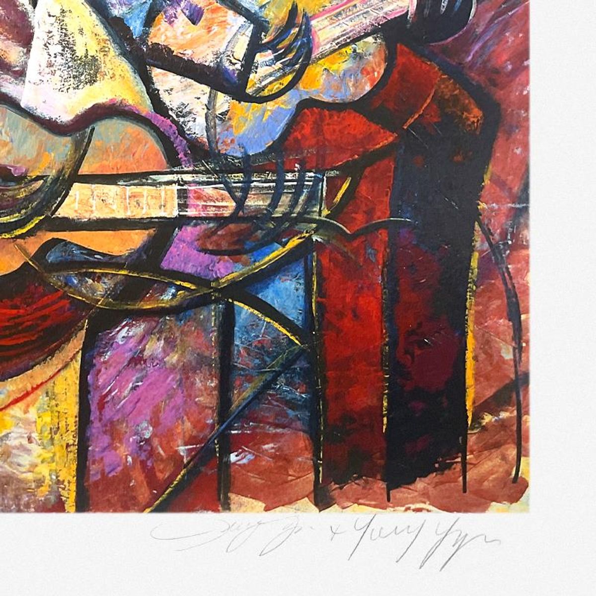 Terry & Jerry Lynn, "Tre Senior" Limited Edition Printer's Proof Serigraph, Numbered and Hand Signed with Letter of Authenticity