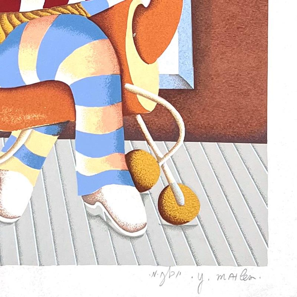 Yuval Mahler, Limited Edition Serigraph, Hand Signed and Numbered with Letter of Authenticity.