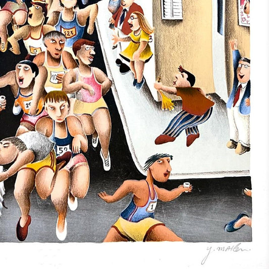 Yuval Mahler, Limited Edition Serigraph, Hand Signed and Numbered with Letter of Authenticity.