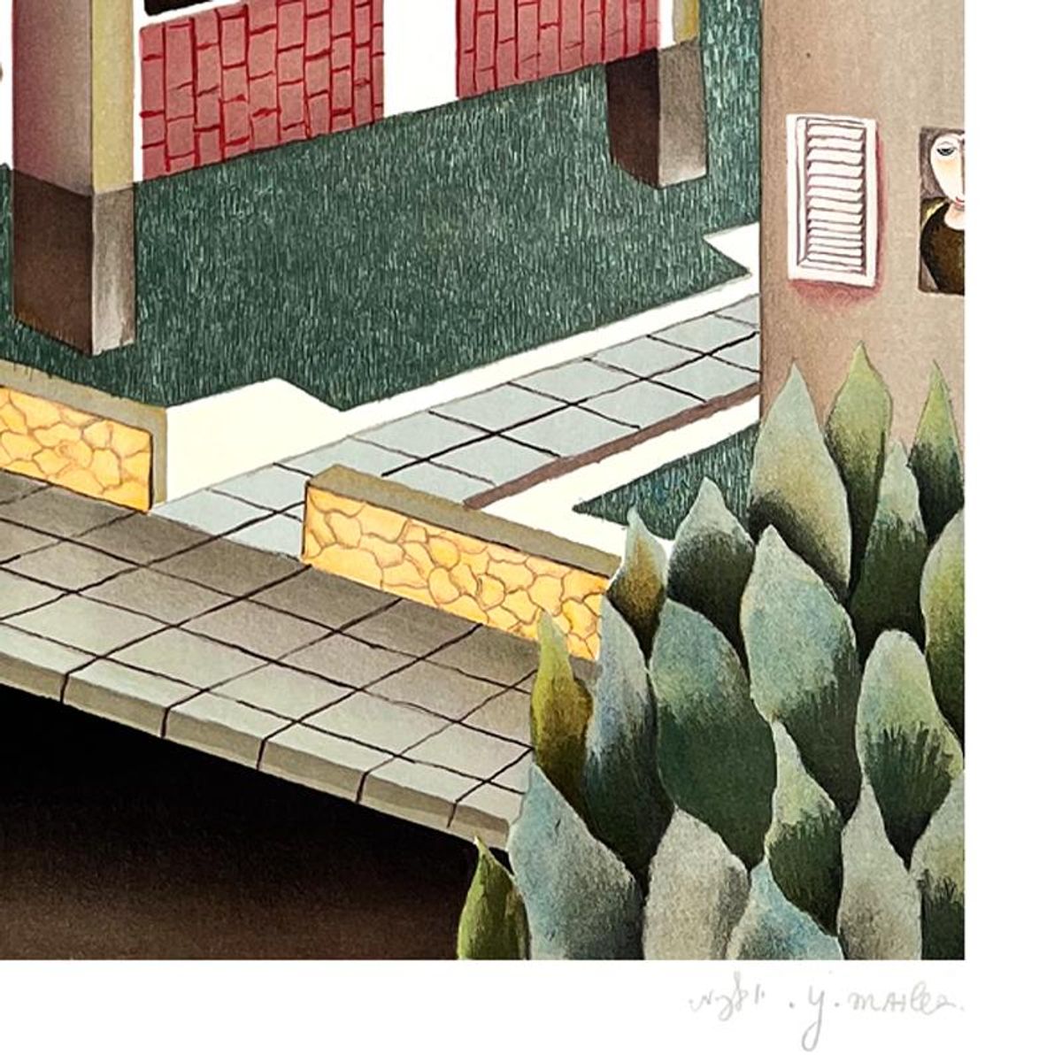 Yuval Mahler, Limited Edition Serigraph, Hand Signed and Numbered with Letter of Authenticity.