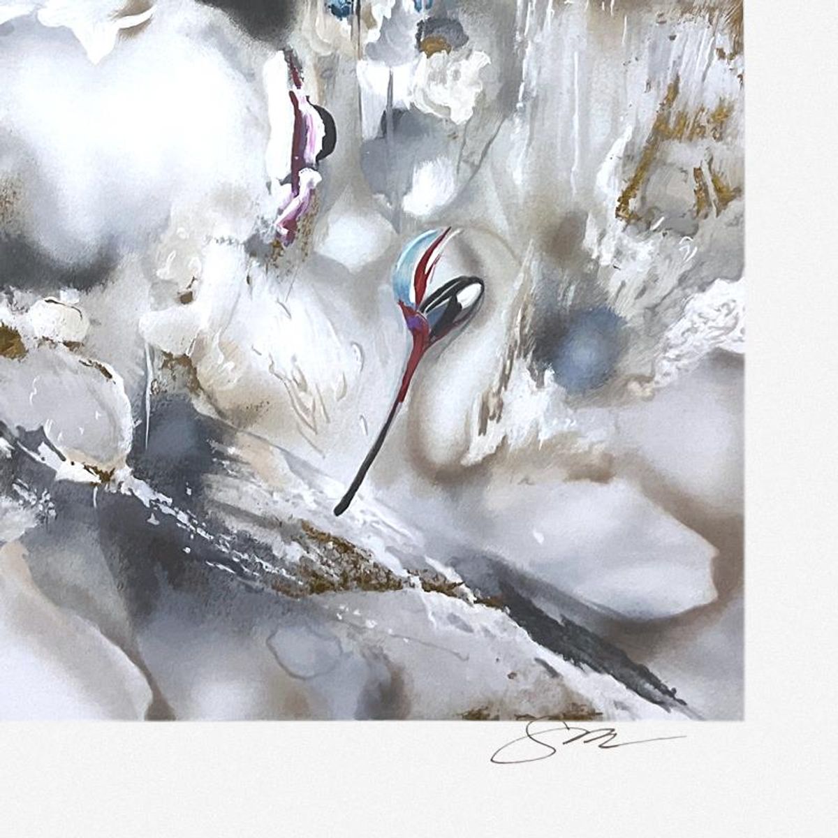Suzanne Marie, "Interlude" Limited Edition Printer's Proof Serigraph, Numbered and Hand Signed with Letter of Authenticity