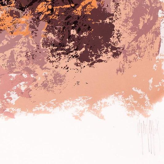 Mark King (1931-2014), "Lioness & Her Cubs" Limited Edition Serigraph, Numbered and Hand Signed with Letter of Authenticity.