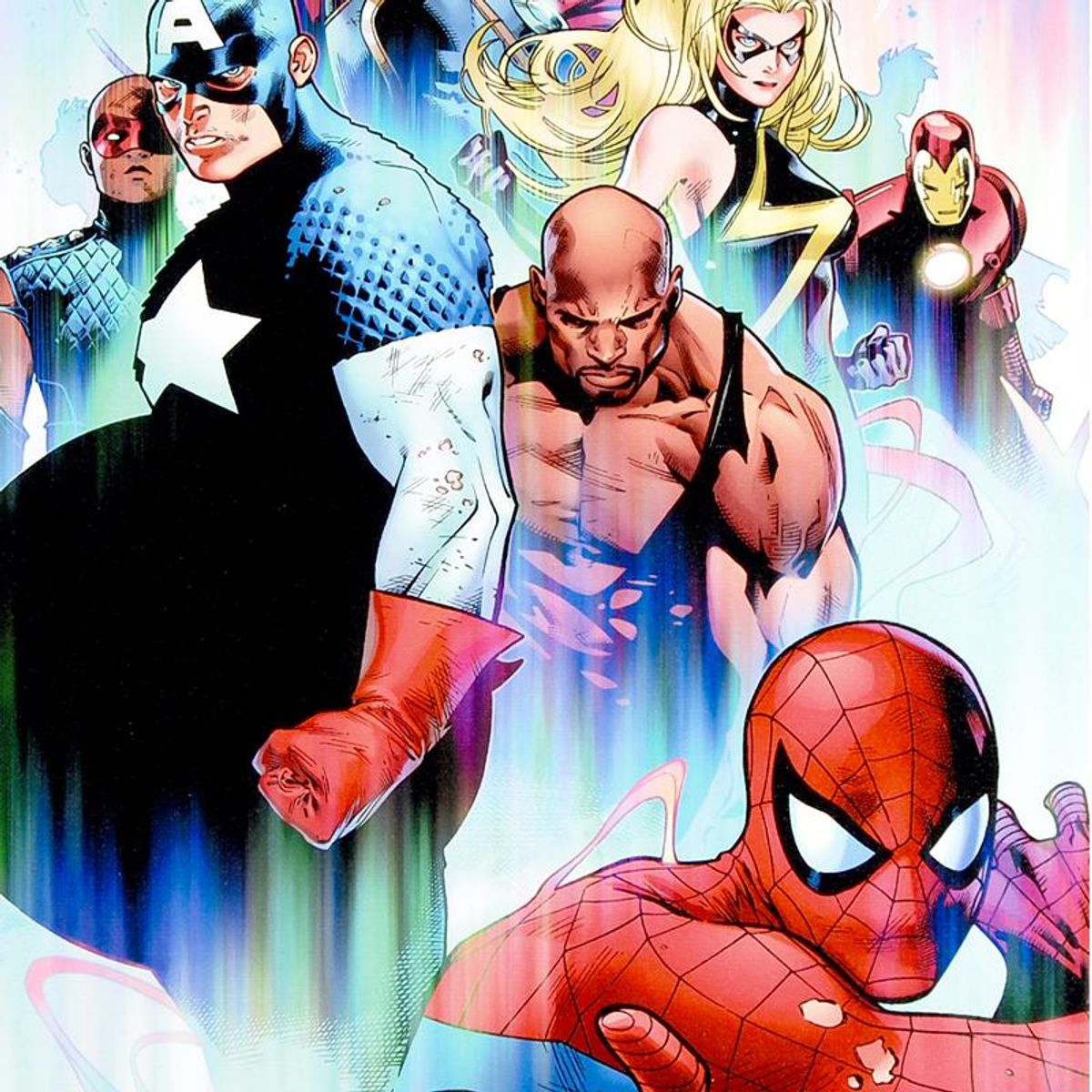 Marvel Comics, "Siege #4" Numbered Limited Edition Canvas by Olivier Coipel with Certificate of Authenticity.