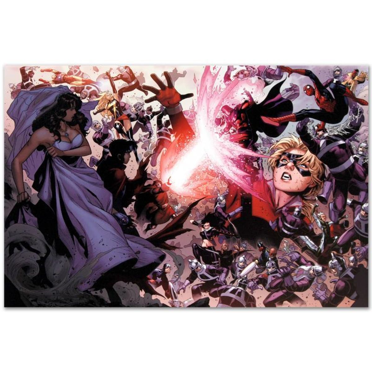 Marvel Comics "Avengers: The Children's Crusade #4" Numbered Limited Edition Giclee on Canvas by Jim Cheung with COA.