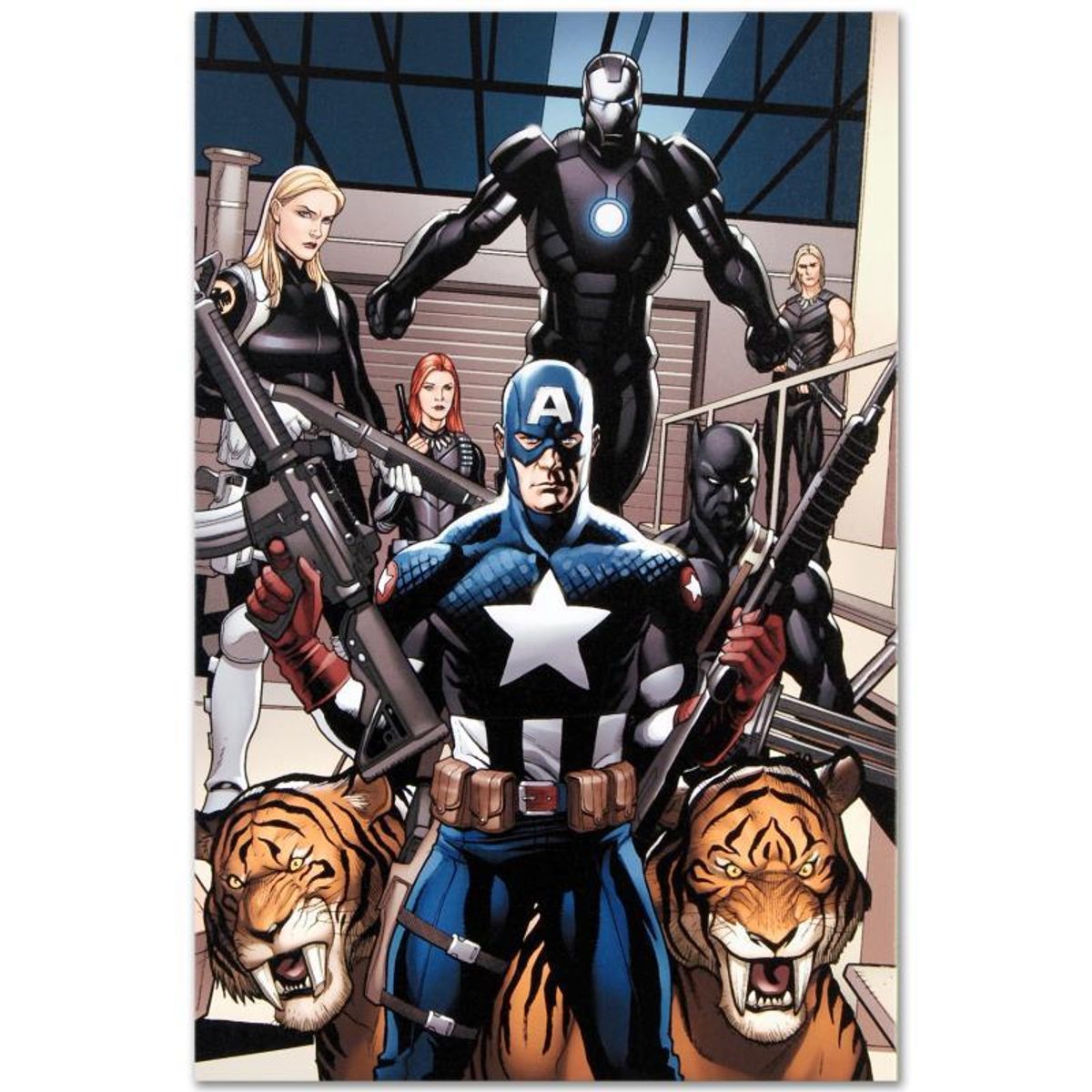 Marvel Comics "Ultimate New Ultimates #3" Numbered Limited Edition Giclee on Canvas by Frank Cho with COA.