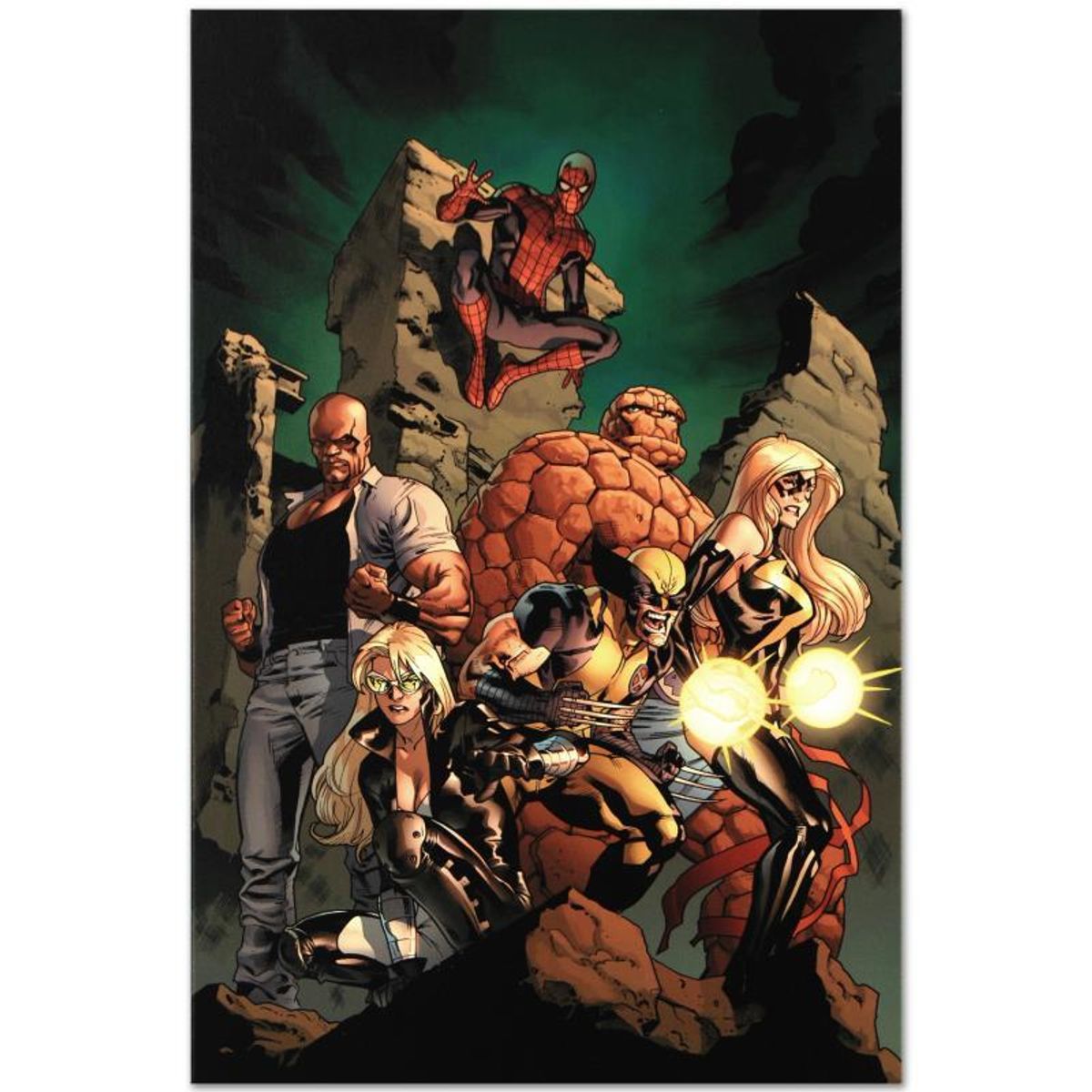 Marvel Comics "New Avengers #7" Numbered Limited Edition Giclee on Canvas by Tim Bradstreet with COA.