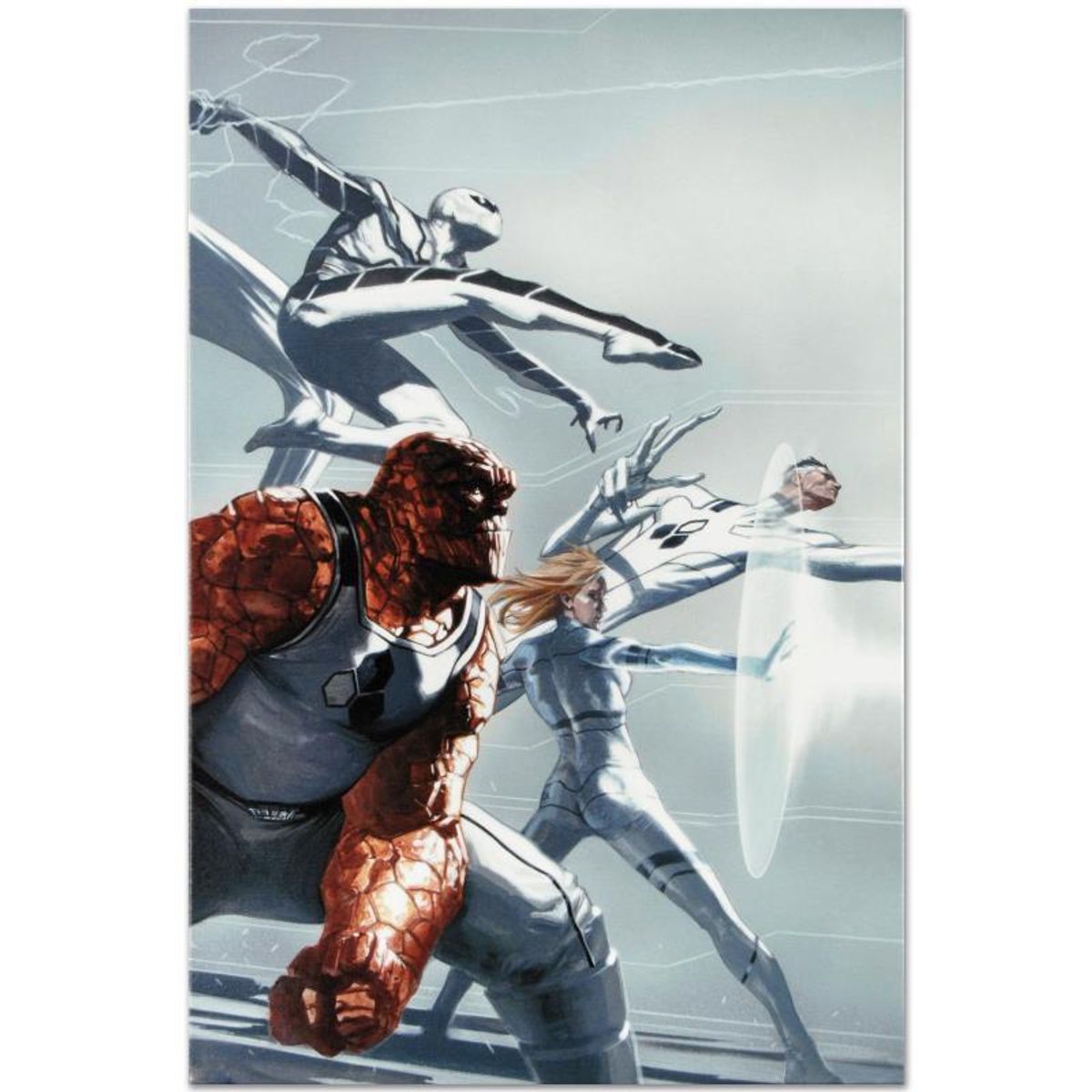 Marvel Comics "Fantastic Four #600" Numbered Limited Edition Giclee on Canvas by Joe Quesada with COA.