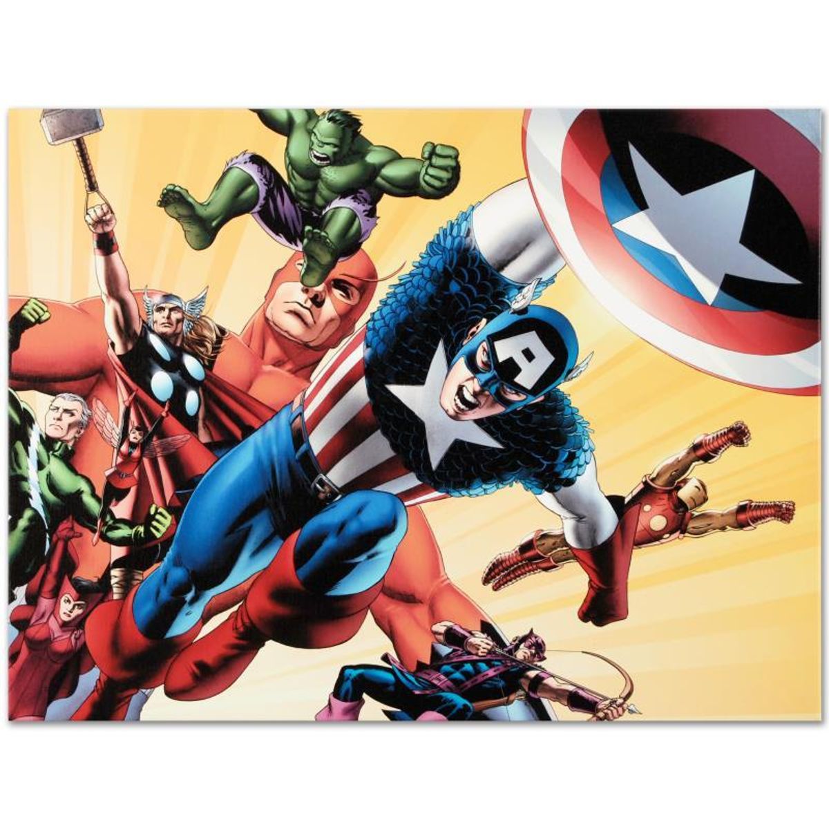 Marvel Comics "Fallen Son: Death of Captain America #5" Numbered Limited Edition Giclee on Canvas by John Cassaday with COA.