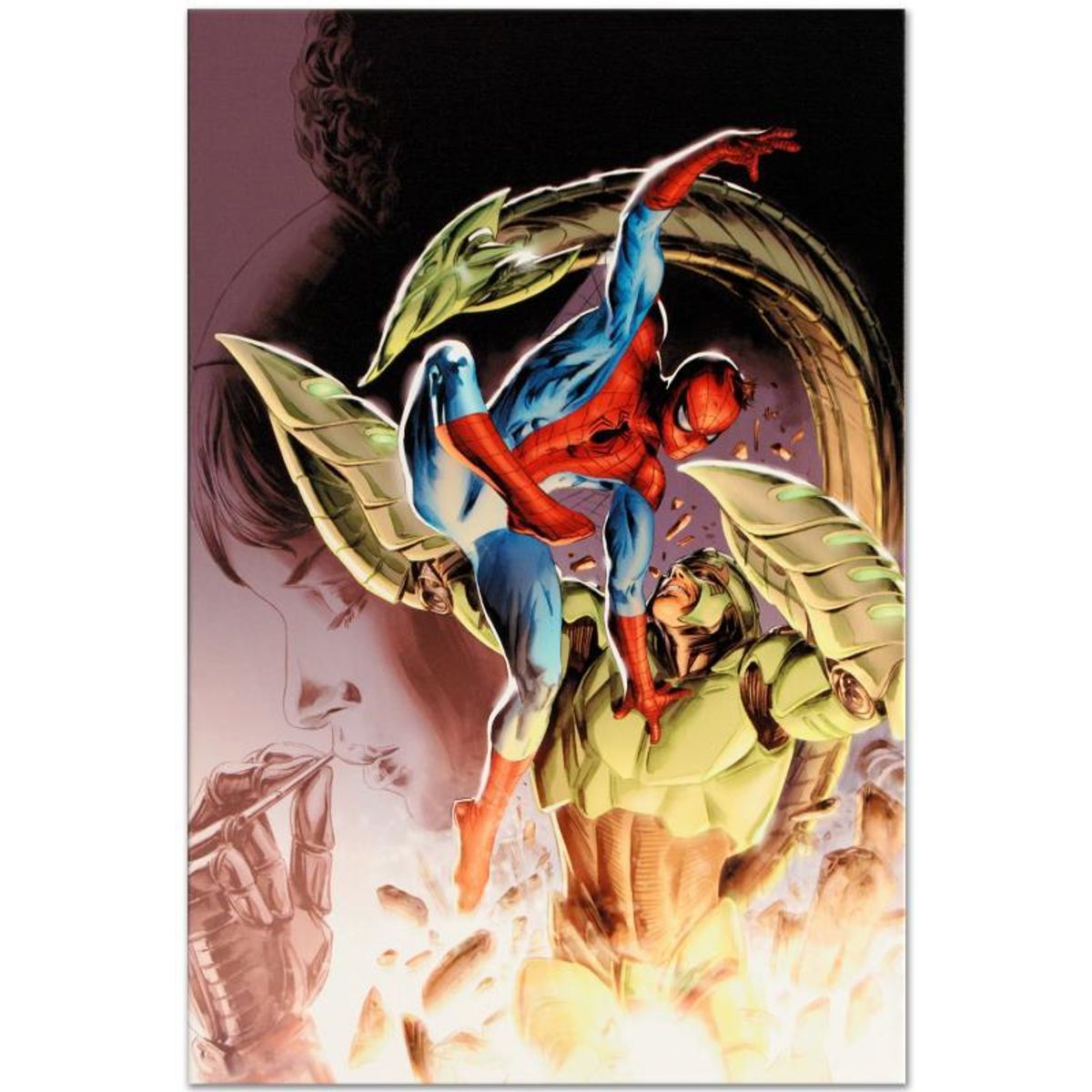 Marvel Comics "Heroes For Hire #8" Numbered Limited Edition Giclee on Canvas by Doug Braithwaite with COA.