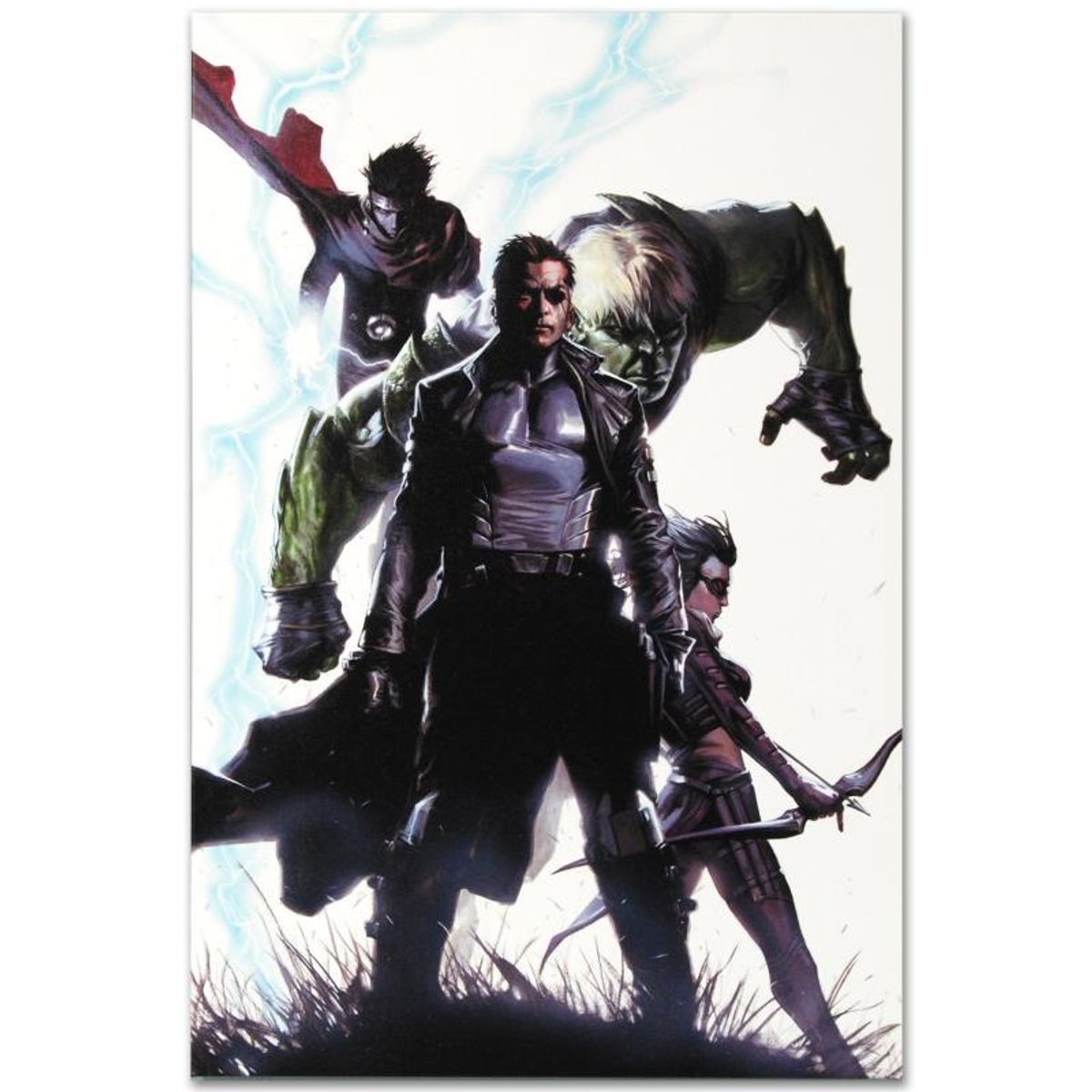Marvel Comics "Secret Invasion #4" Numbered Limited Edition Giclee on Canvas by Gabriele Dell'Otto with COA.