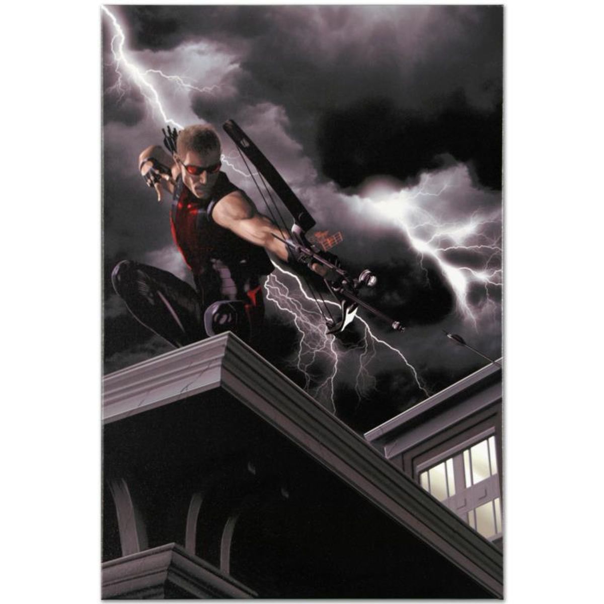 Marvel Comics "Ultimate Hawkeye #2" Numbered Limited Edition Giclee on Canvas by Kaare Andrews with COA.