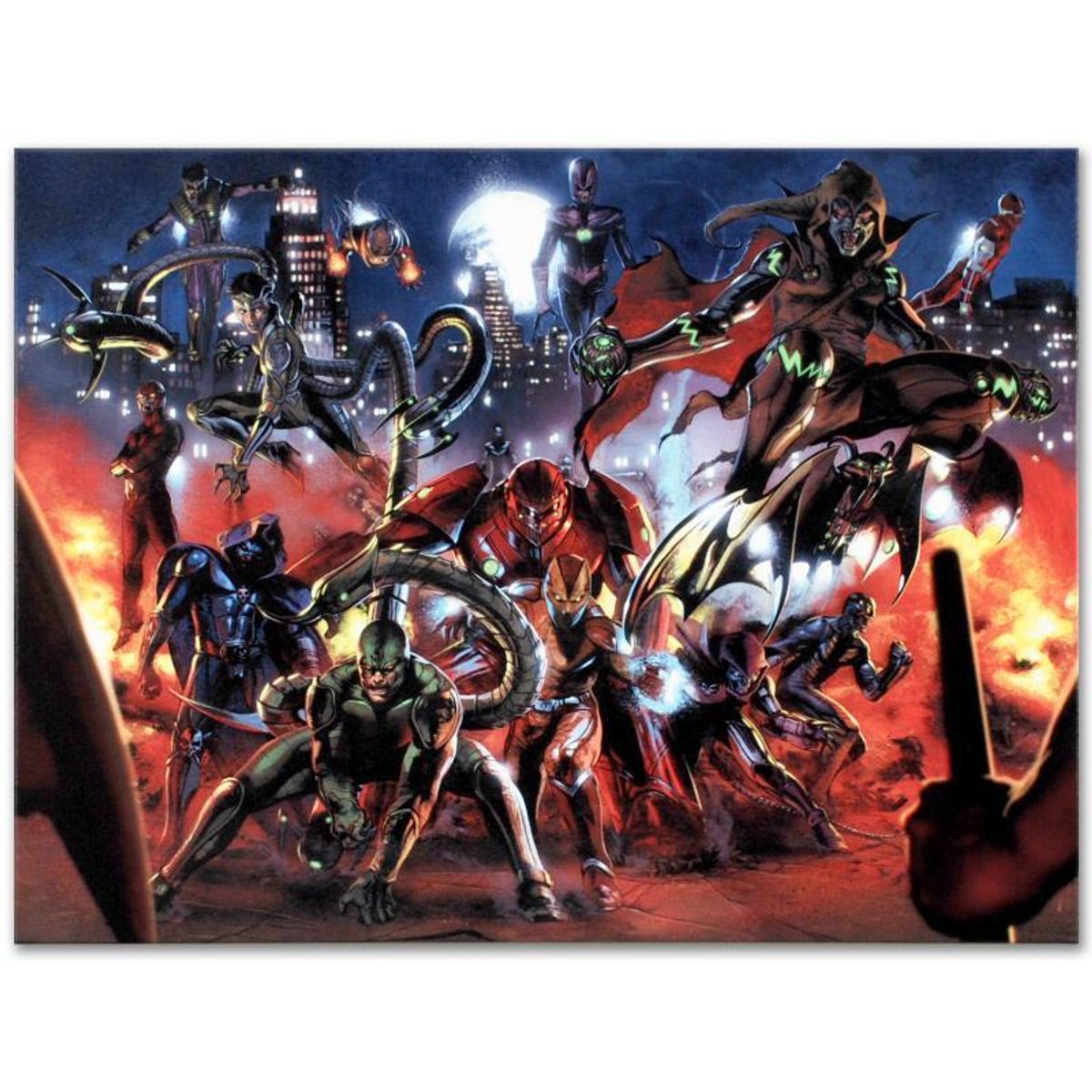 Marvel Comics "Secret War #3" Numbered Limited Edition Giclee on Canvas by Gabriele Dell'Otto with COA.
