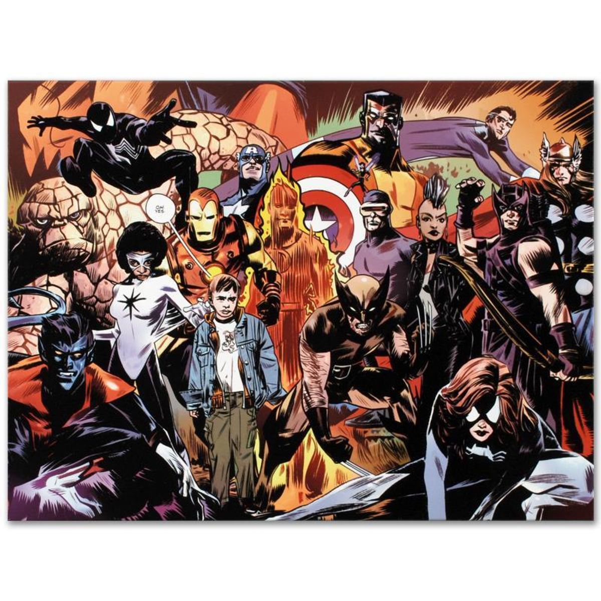 Marvel Comics "Marvel 1985 #6" Numbered Limited Edition Giclee on Canvas by Tommy Lee Edwards with COA.