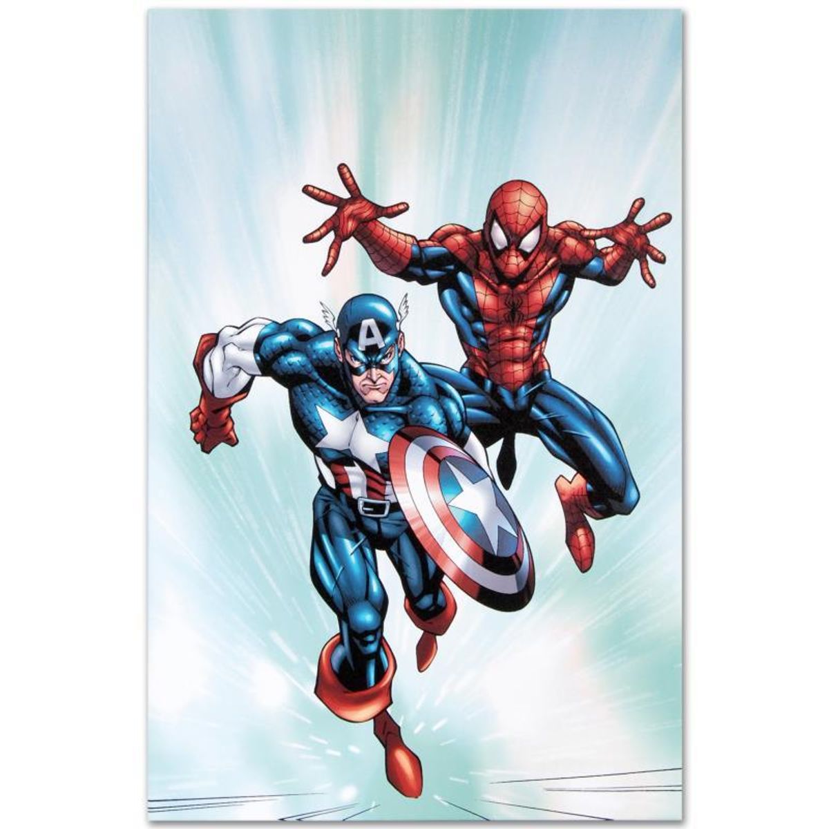 Marvel Comics "Marvel Age Team Up #2" Numbered Limited Edition Giclee on Canvas by Randy Green with COA.