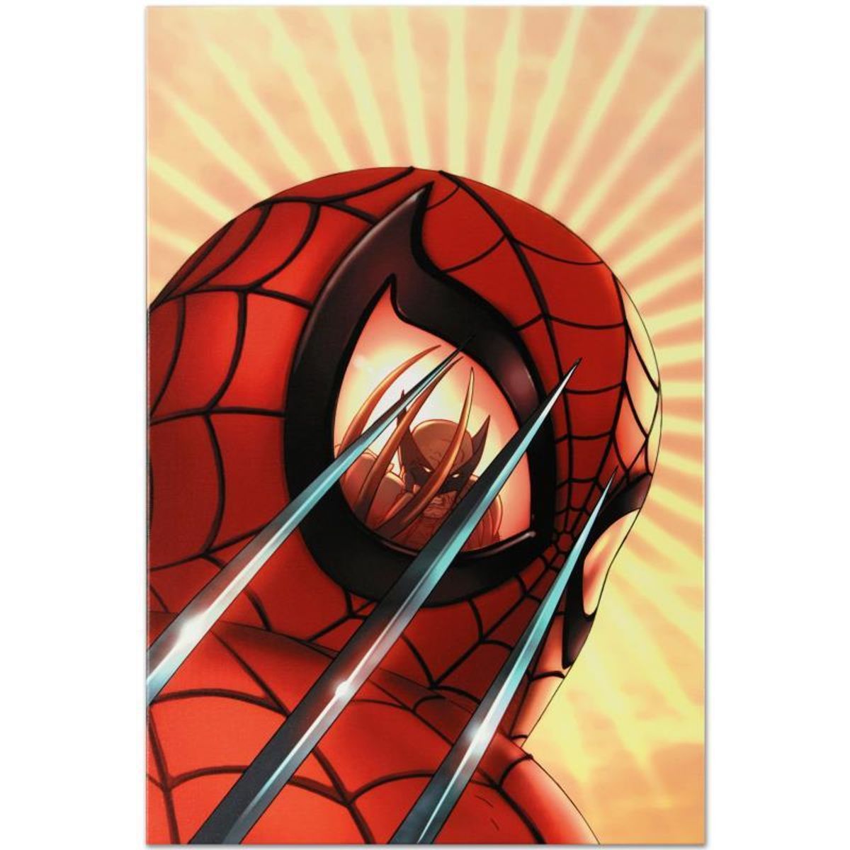 Marvel Comics "Marvel Age Team Up #2" Numbered Limited Edition Giclee on Canvas by Scott Kolins with COA.