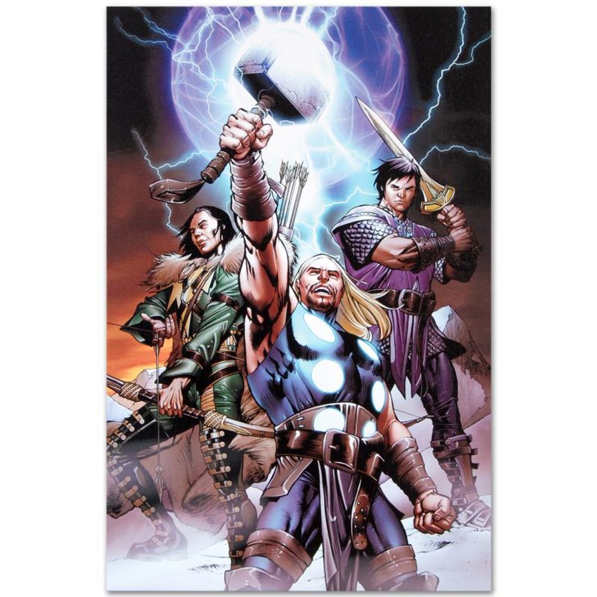 Marvel Comics "Ultimate Thor #3" Numbered Limited Edition Giclee on Canvas by Carlos Pacheco with COA.