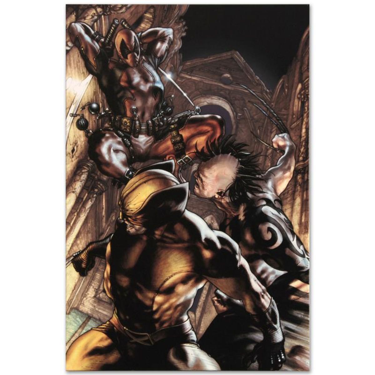 Marvel Comics "Wolverine: Origins #25" Numbered Limited Edition Giclee on Canvas by Simone Bianchi with COA.
