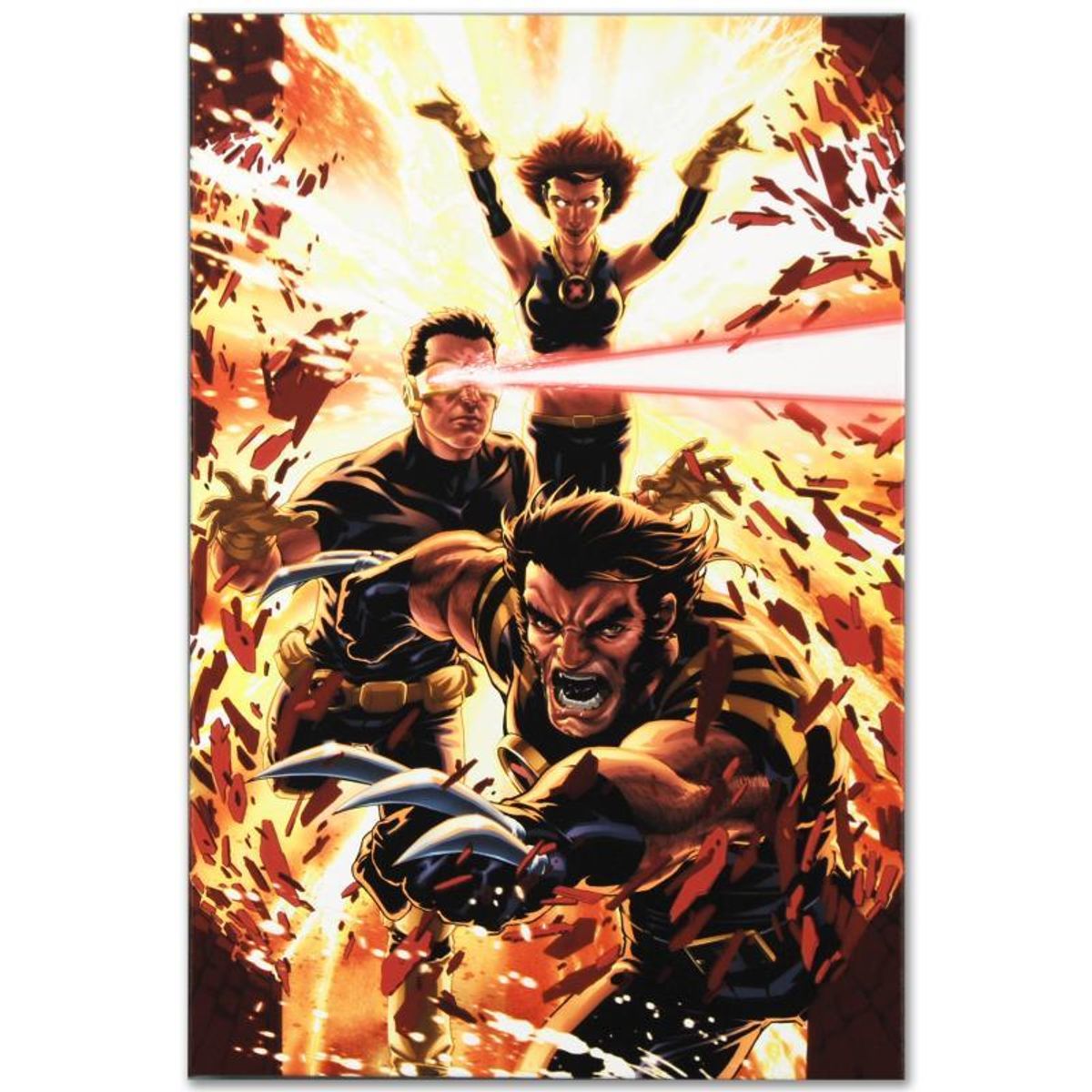 Marvel Comics "Ultimatum: X-Men Requiem #1" Numbered Limited Edition Giclee on Canvas by Mark Brooks with COA.