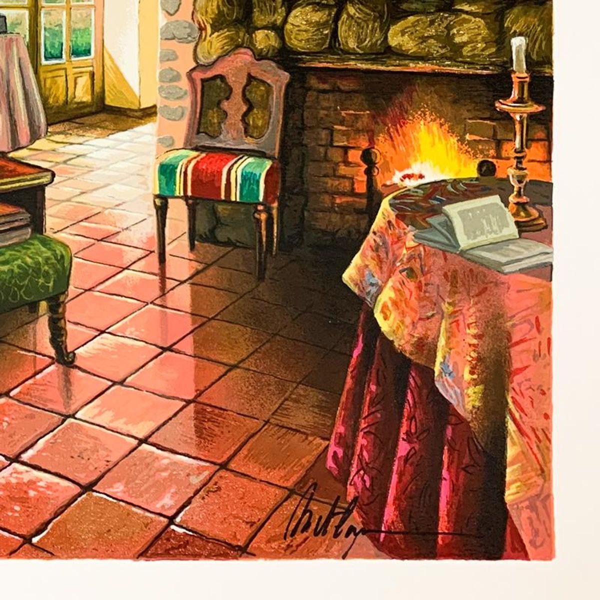 Anatoly Metlan, "Homage to Matisse" Hand Signed Limited Edition Serigraph on Paper with Letter of Authenticity.