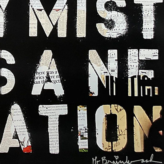 Mr. Brainwash, Custom Framed Plate Signed Offset Lithograph.