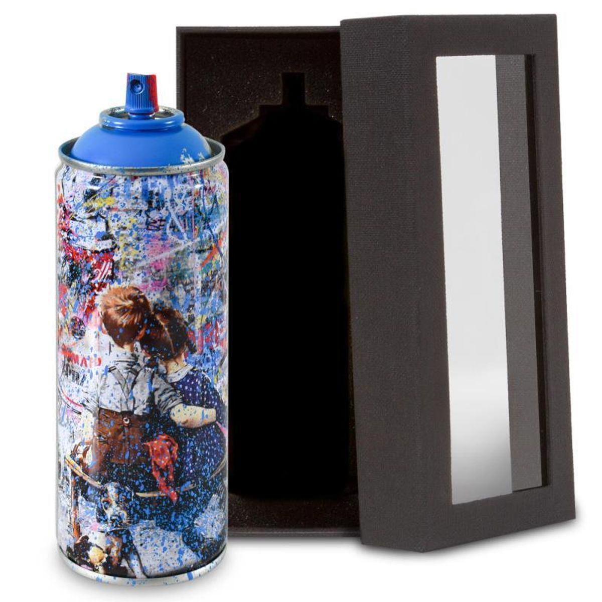 Mr. Brainwash- Mixed Media "Work Well Together"