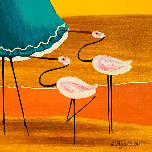 Ester Myatlov, Hand Signed Limited Edition Serigraph on Paper with Letter of Authenticity.