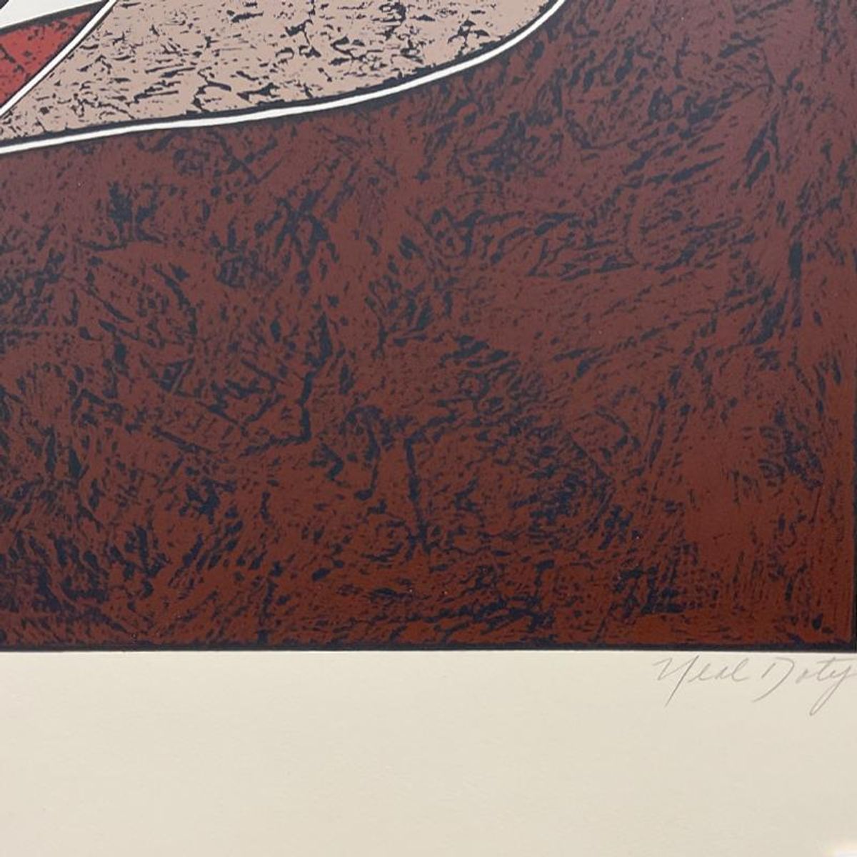 Neal Doty (1941-2016), Hand Signed Serigraph with Letter of Authenticity.